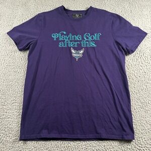 Eastside Golf Playing Golf After This Charlotte Hornets Shirt‎ Mens L NBA MJ